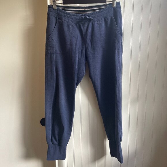 Patagonia Navy Cotton Blend Joggers, S - Picture 1 of 8